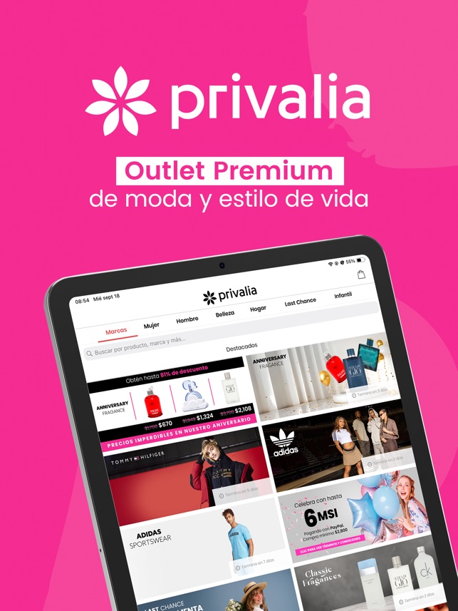 Paginas tipo privalia hotsell