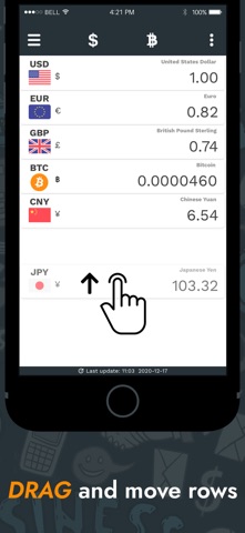 Currency And Crypto Converter iPhone screenshot