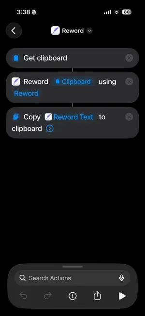 RewordIt App screenshot 1