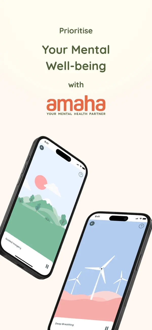 Screenshot #1 pour Amaha: Mental Health Self-Care