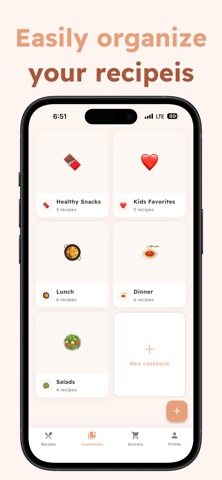Suha: AI Recipes Organizer iPhone screenshot