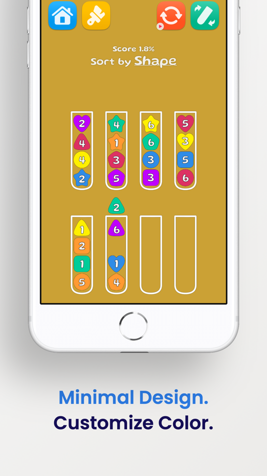 #4. Color Ball Sort Puzzle - (iOS) By: Gino Guerra