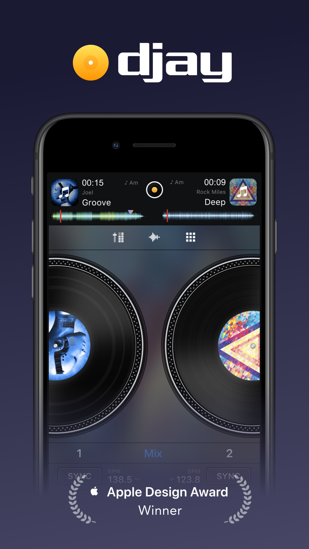 djay - DJ App & AI Mixer screenshot 1