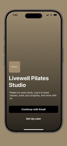 Livewell Pilates Studio screenshot