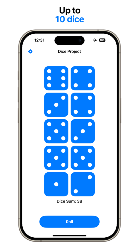 #4. Dice Project (iOS) By: Loizos Prodromou