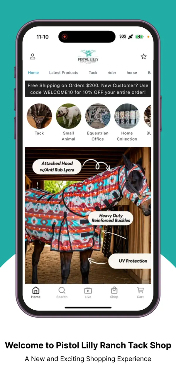 Screenshot #1 pour Pistol Lilly Ranch Tack Shop
