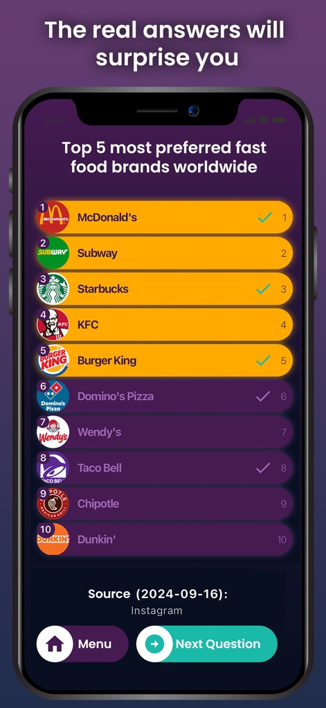 Top 5 Quiz – Fun Trivia Game - Games App | MWM