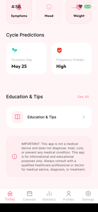 Period Tracker Cycle Ovulation Screenshot 3 of 8