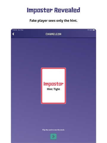 Imposter Game - Chameleon iPad screenshot