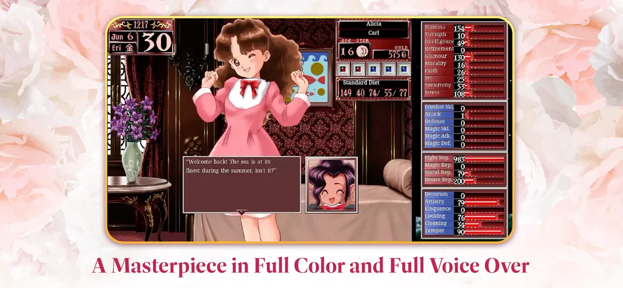 Crunchyroll: Princess Maker 2 iOS Mod IPA screenshot 3 - iOS game interface