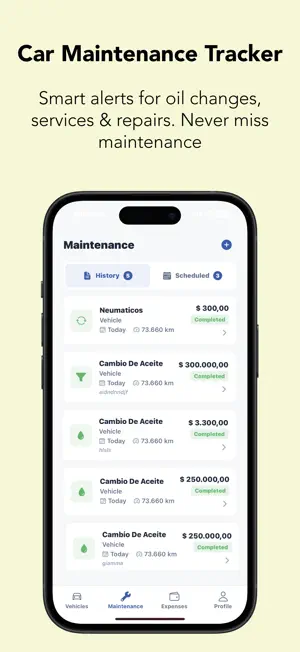 Mileage Tracker & Maintenance screenshot 3