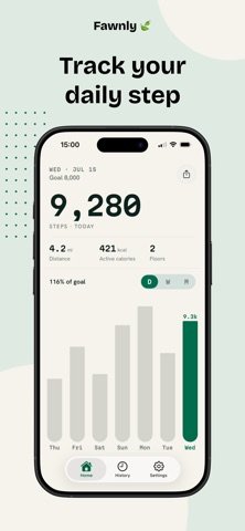 Fawnly: Step Tracker Screenshot 2 of 6