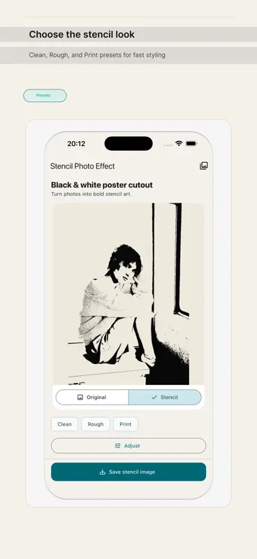 Stencil Photo Effect screenshot 3 of 5