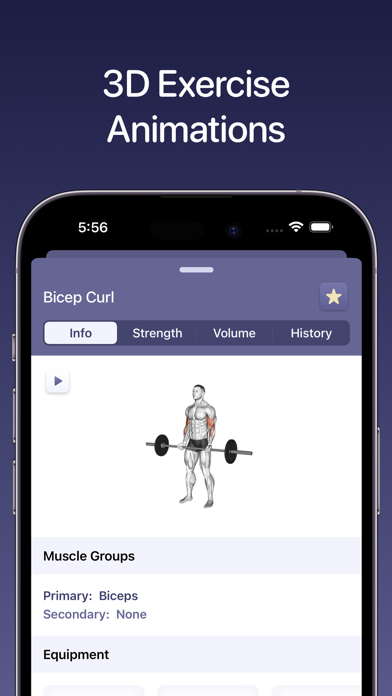 Screenshot #2 pour Liftr Workout & Gym Planner