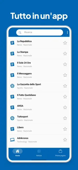 Italy News - Quotidiani Calcio screenshot 1