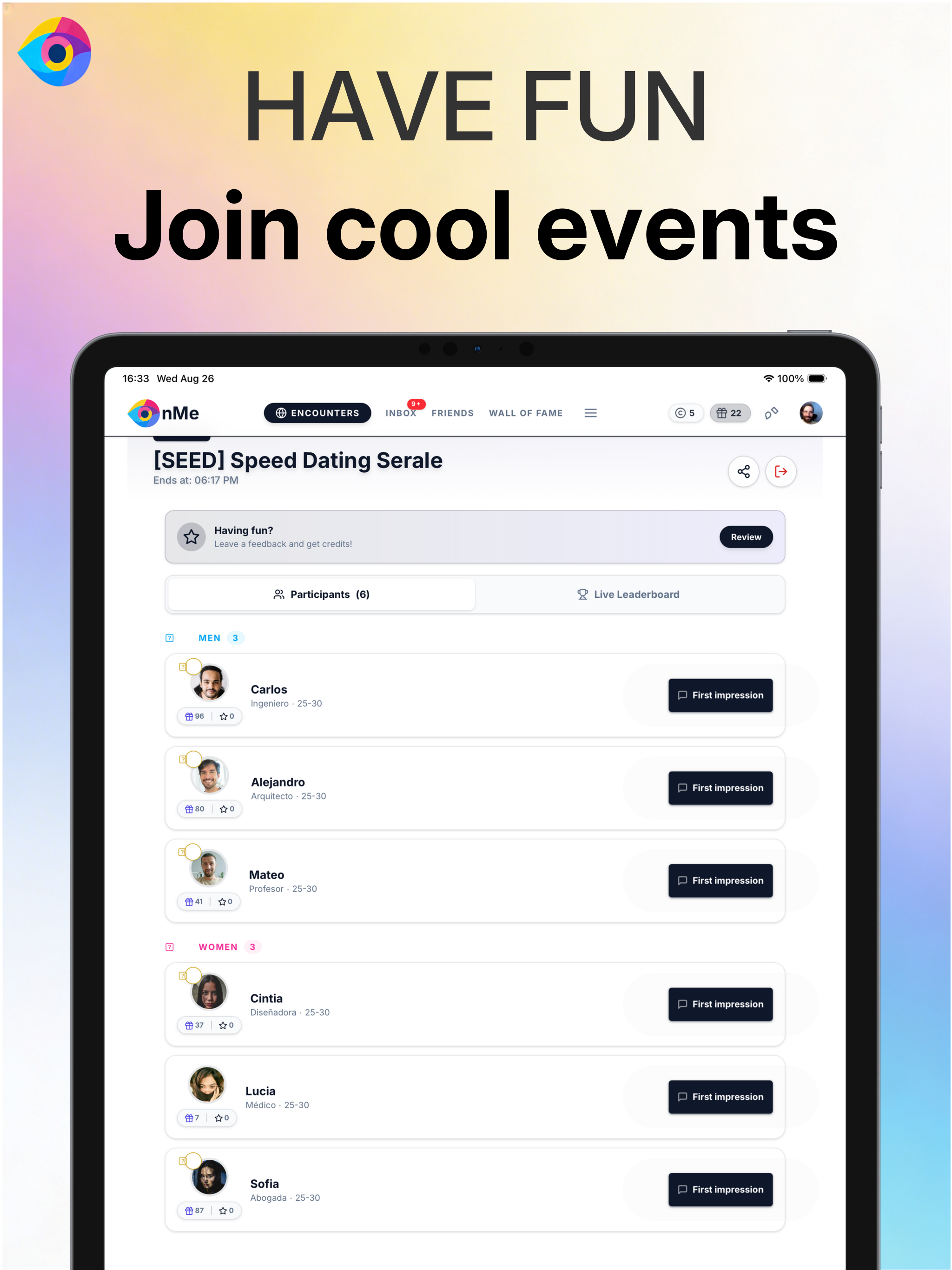 EyesOnMe - The Social Game screenshot 17
