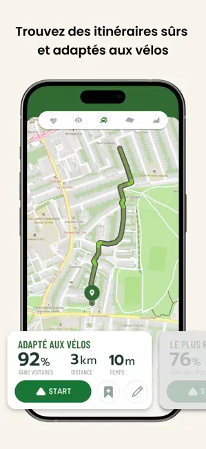 Cyclers: GPS vélo & Carte iPhone screenshot 4