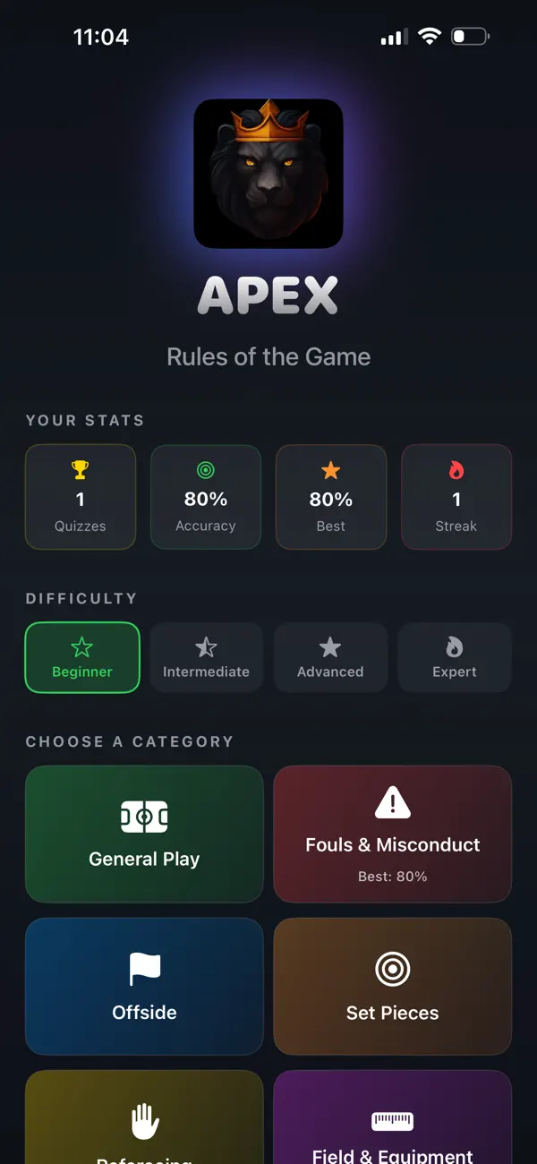 Screenshot #2 pour Apex Rules of the Game