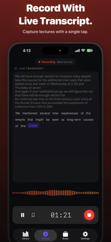 Lecture Studio- AI Study Notes screenshot