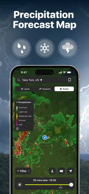 Lightning Tracker My Radar Map screenshot 4