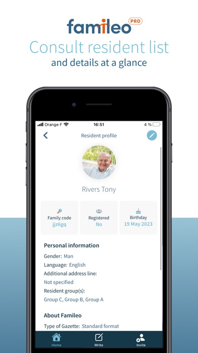FamileoPro Screenshot