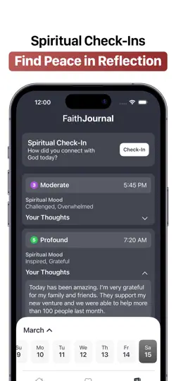 Capture d'écran de Daily Bible Verse & Journal sur iPhone 3