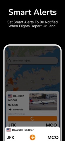 Flight Radar Tracker iPhone screenshot