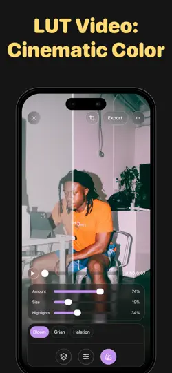 Скриншот LutLog на iPhone 3