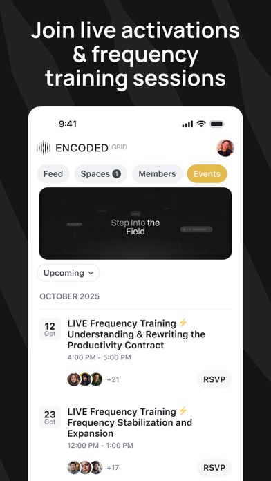 ENCODED Grid iPhone screenshot 3 - Social Networking app