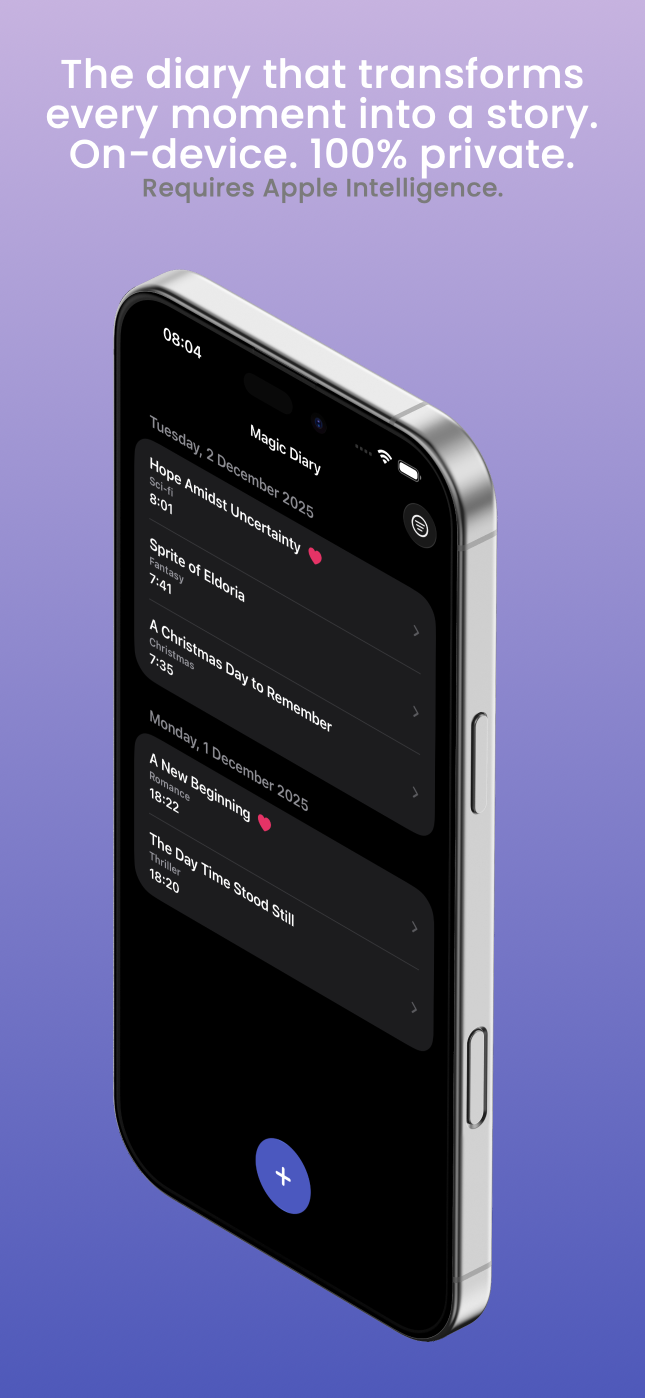 Magic Diary: AI Stories