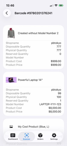 Mystore Admin screenshot