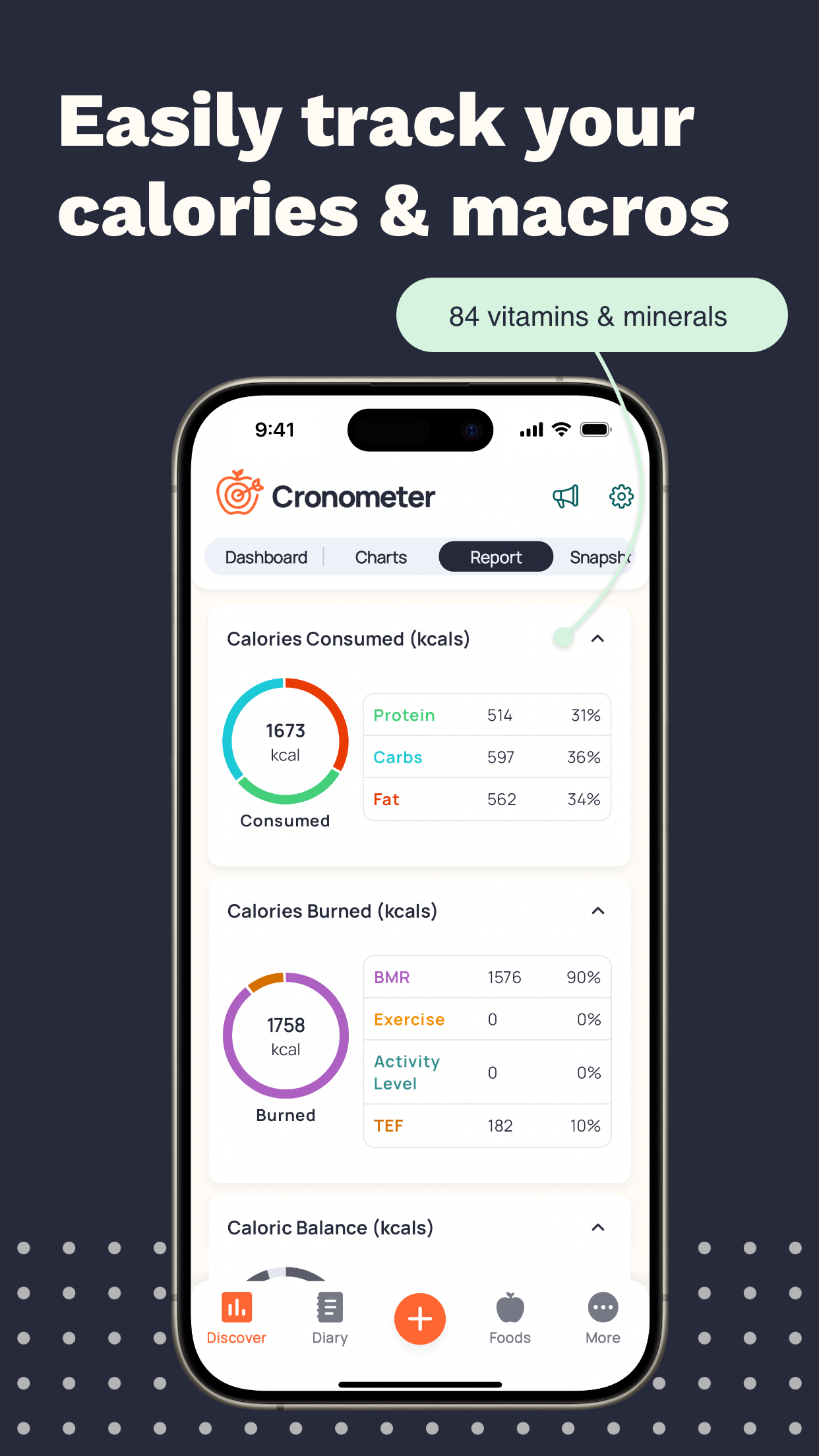 Calorie Counter: Cronometer screenshot 2