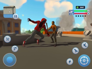 Grand Spider Hero : City War iPad screenshot