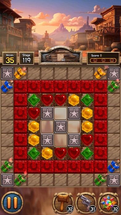 Jewel Western Match Screenshot