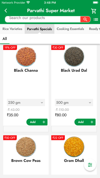 Parvathi Super Market Screenshot