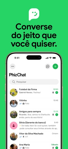 PhizChat screenshot