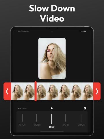 Video Speed Editor,Changer App iPad screenshot