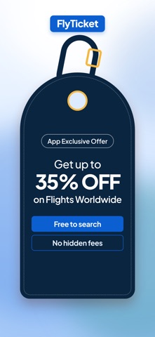FlyTicket - AI Flight Booking Screenshot 1 of 6