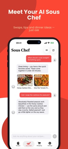 Video to Recipe AI: ReelMeal iPhone screenshot