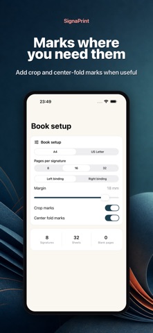 SignaPrint: PDF Imposition iPhone screenshot