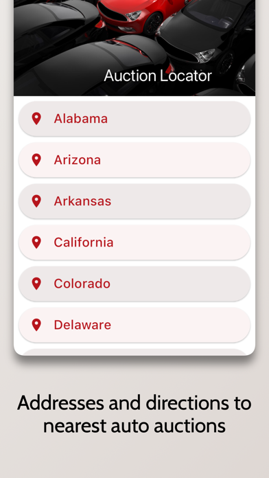Used Car Auctions App USA Screenshot