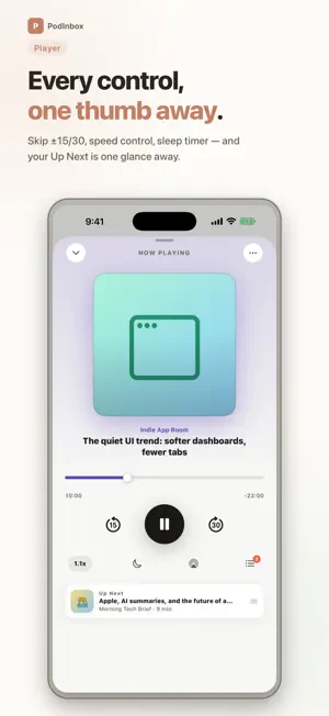 PodInbox: Podcast Queue screenshot 4