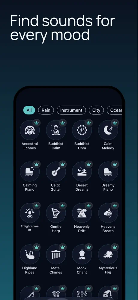 Luna: White Noise Sleep Sounds 助眠音效应用截图