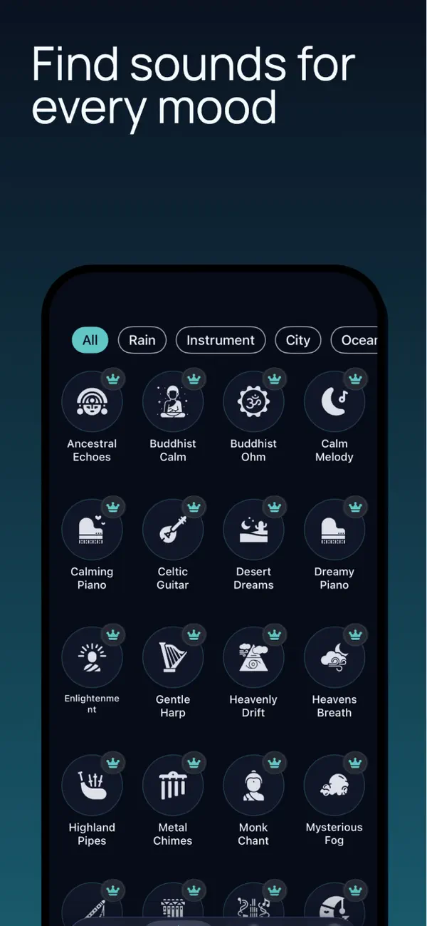 #2. Luna: White Noise Sleep Sounds (iOS) Przez: Nataliia Litvinova