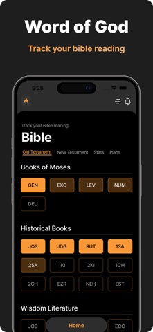 Rise: Track Bible Reading screenshot