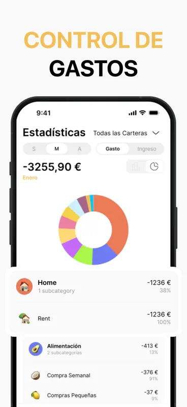 Control de Gastos - Soldi screenshot 2 of 6