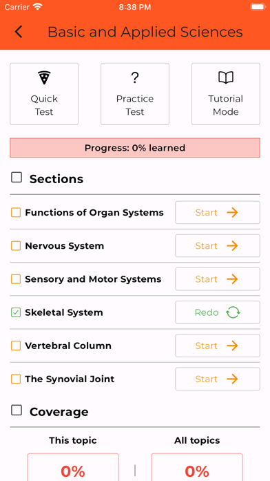 WePass NASM CPT Screenshot