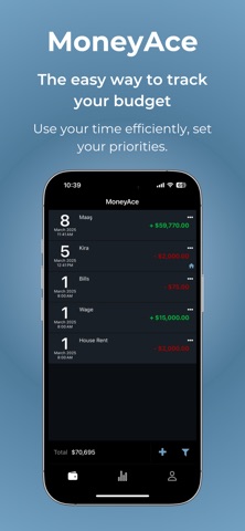 MoneyAce: Budget Tracking Screenshot 1 of 5