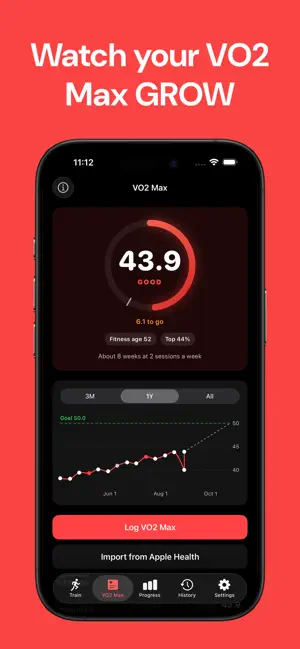 VO2 Max Trainer: Fitness Age screenshot 3