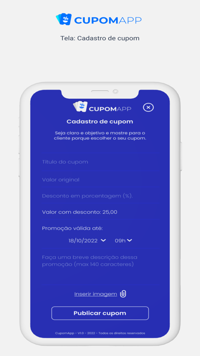 Cupom-App Screenshot